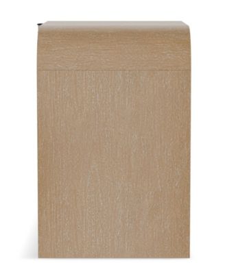 Adrienne 26.5" Solid Wood 2-Drawer Nightstand with USB Ports