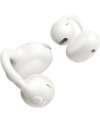 Bass BC1 Open Ear Earbuds Clip-On Headphones, Open-Ring Comfort with Tri-Curve Snug Clip,4-Mic Clear Calls, IP55 Waterproof, 38H Playtime