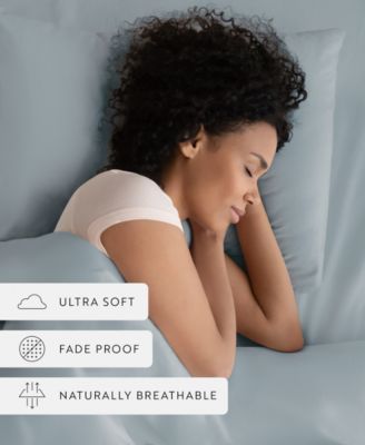 Ultra Soft Brushed Cotton 3-Pc. Duvet Cover Set, Full/Queen