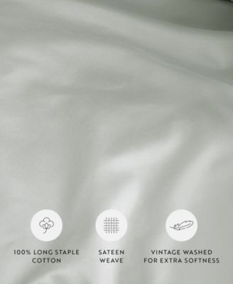 Ultra Soft Brushed Cotton 3-Pc. Duvet Cover Set, Twin/Twin XL