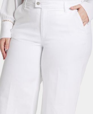 Plus Size Mona Wide Leg Trouser Ankle Jeans