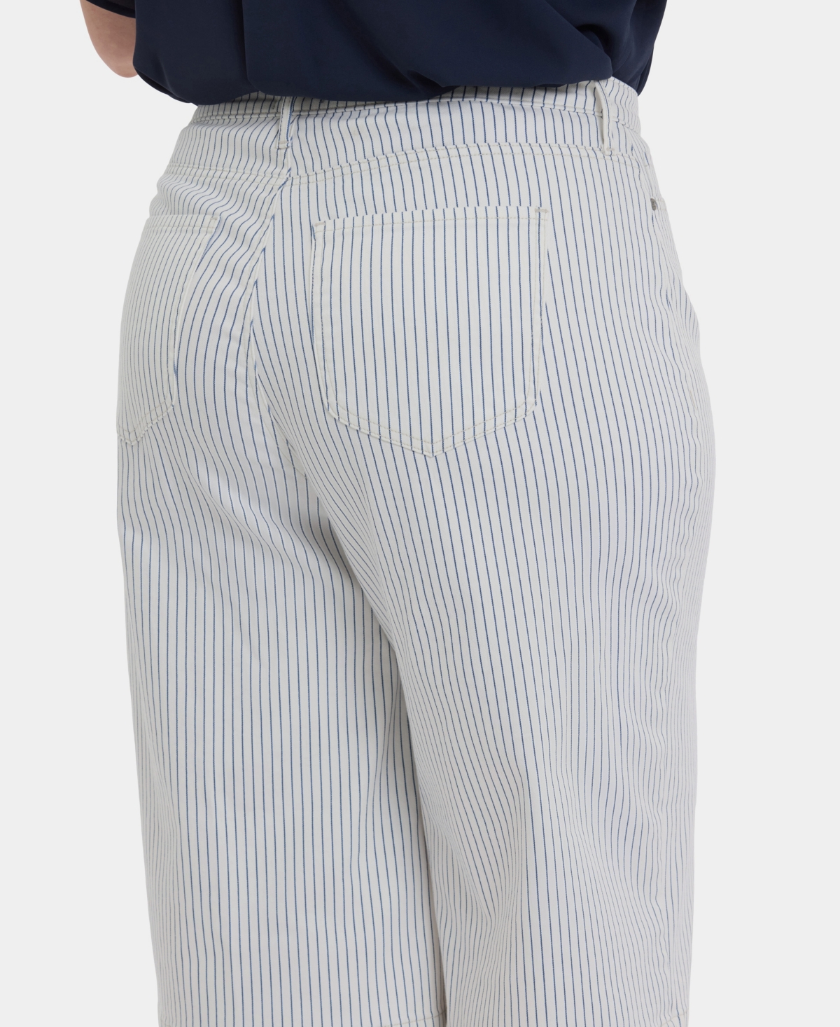 Nydj Plus Size Amelia Culotte Capri Jeans In Blue
