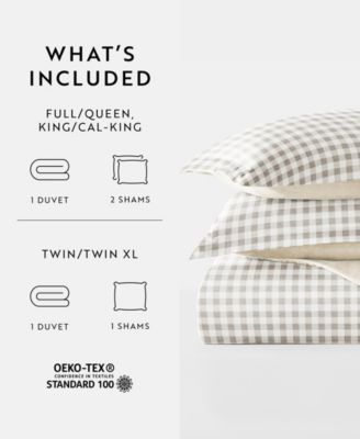 Timeless Pattern Reversible 2-Pc. Duvet Cover Set, Twin/Twin XL