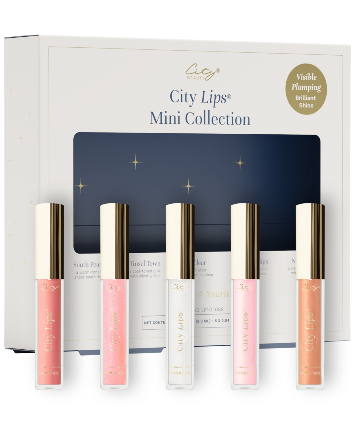 City Beauty City Lips Pluming Lip Gloss In Transparent