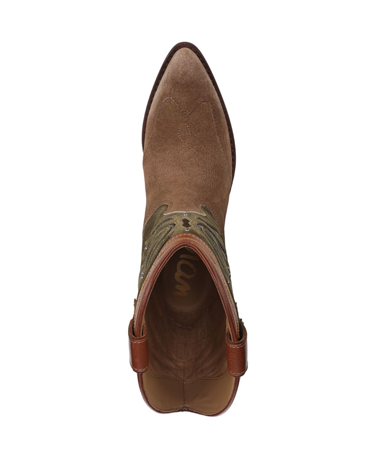 Sam Edelman Rylin Western Boot In Brown
