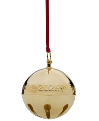 Wallace - 2025 Gold-Plated Sleigh Bell Ornament