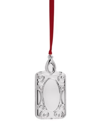 Wallace - 2025 Silver-Plated Engravable Candle Ornament