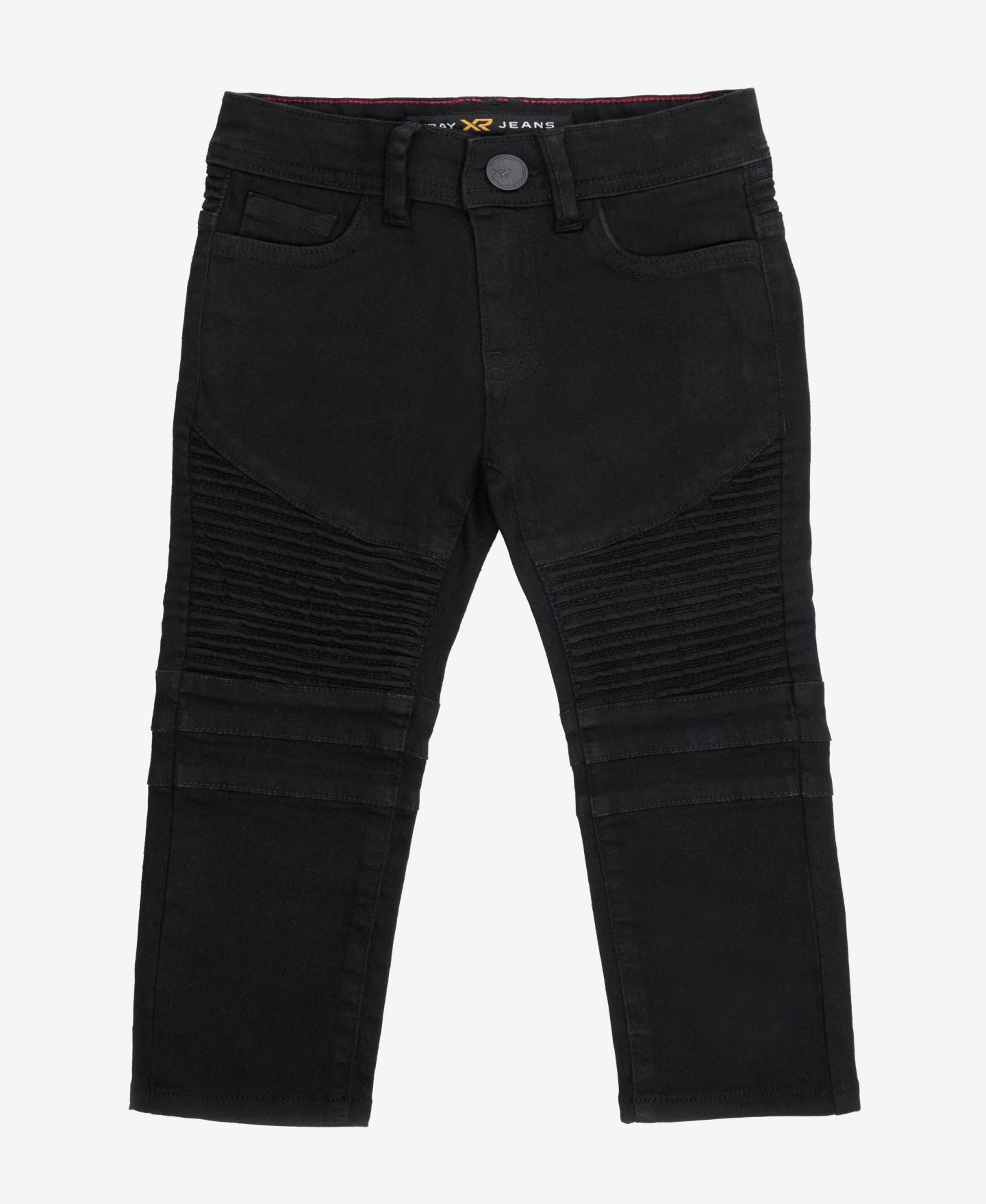 Джинсы XRAY Moto Jeans 2T-4T для мальчиков-малышей, цвет: Чёрный — фото 1