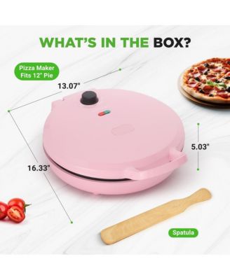 Countertop Pizza Maker - Non-Stick Electric Pizza Oven with Cool Touch Handle and Uplift Function, Includes Spatula