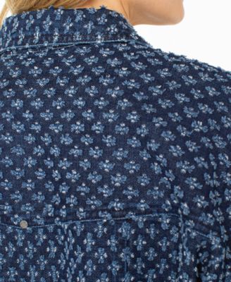 Women's Cropped Easy Trucker Denim Jacket