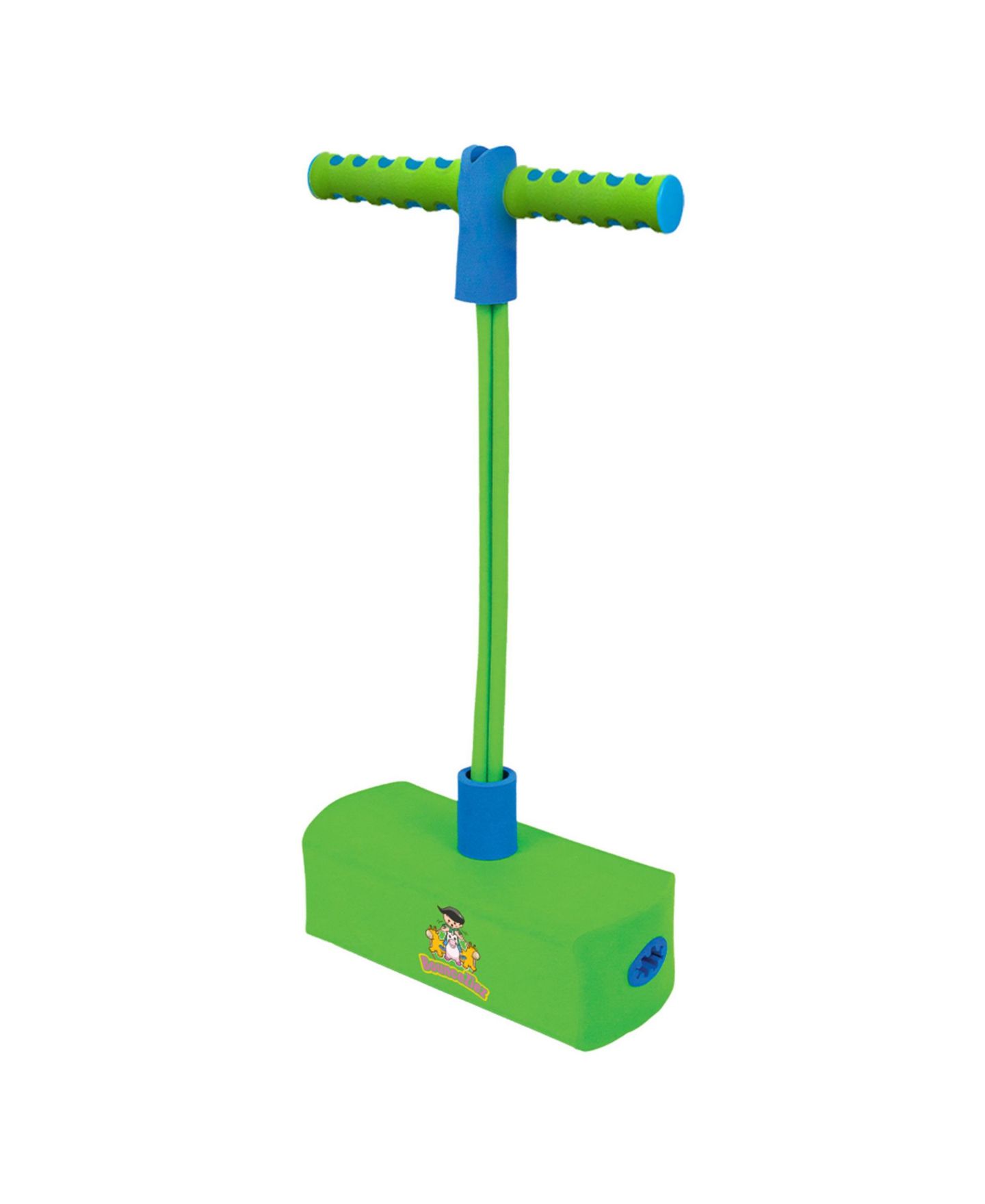 Детская игрушка BounceZiez Hop & Squeak Pogo Hopper, цвет: Зелёный / Синий — фото 2