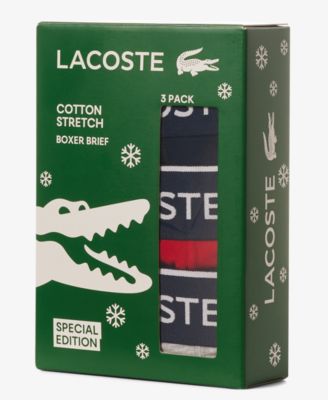 Men's 3-Pack. Regular-Fit Logo Waistband 5" Boxer Briefs