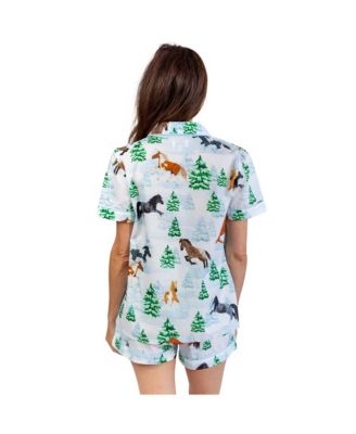 Women's Skydog Wild & Free Short PJ Set