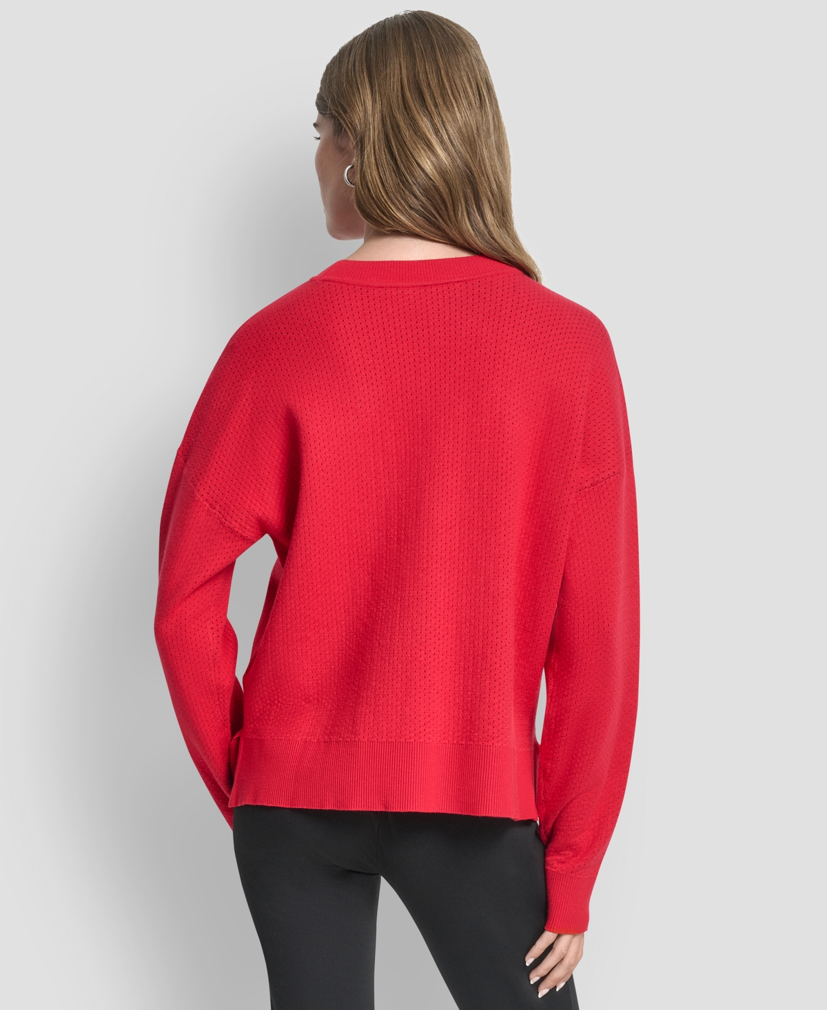 Dkny Women's Logo Crewneck Sweater