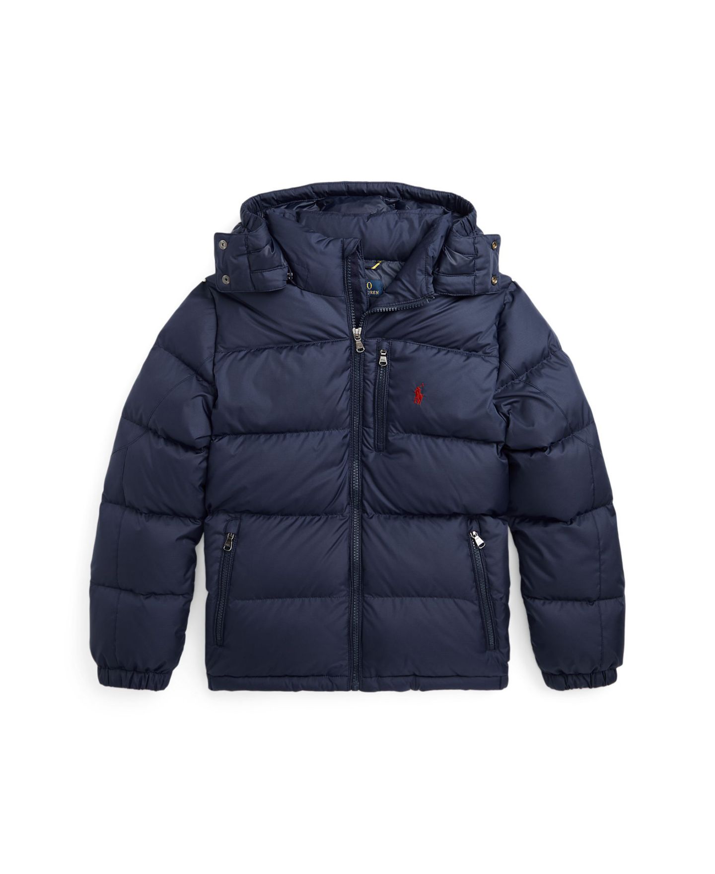 Куртка Polo Ralph Lauren Ripstop Down Hooded Jacket для мальчиков, цвет: Тёмно-синий — фото 4
