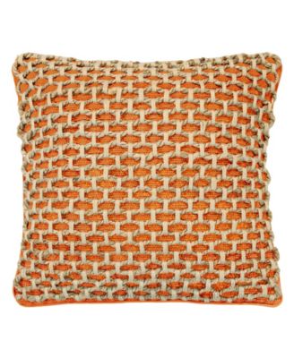 Jada Jute Decorative Pillow, 18" x 18"