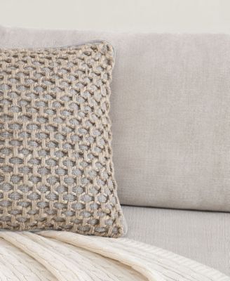 Jada Jute 2-Pc. Decorative Pillows Set, 18" x 18"