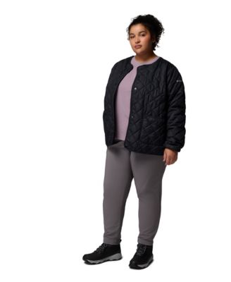 Plus Size Copper Crest Collarless Jacket