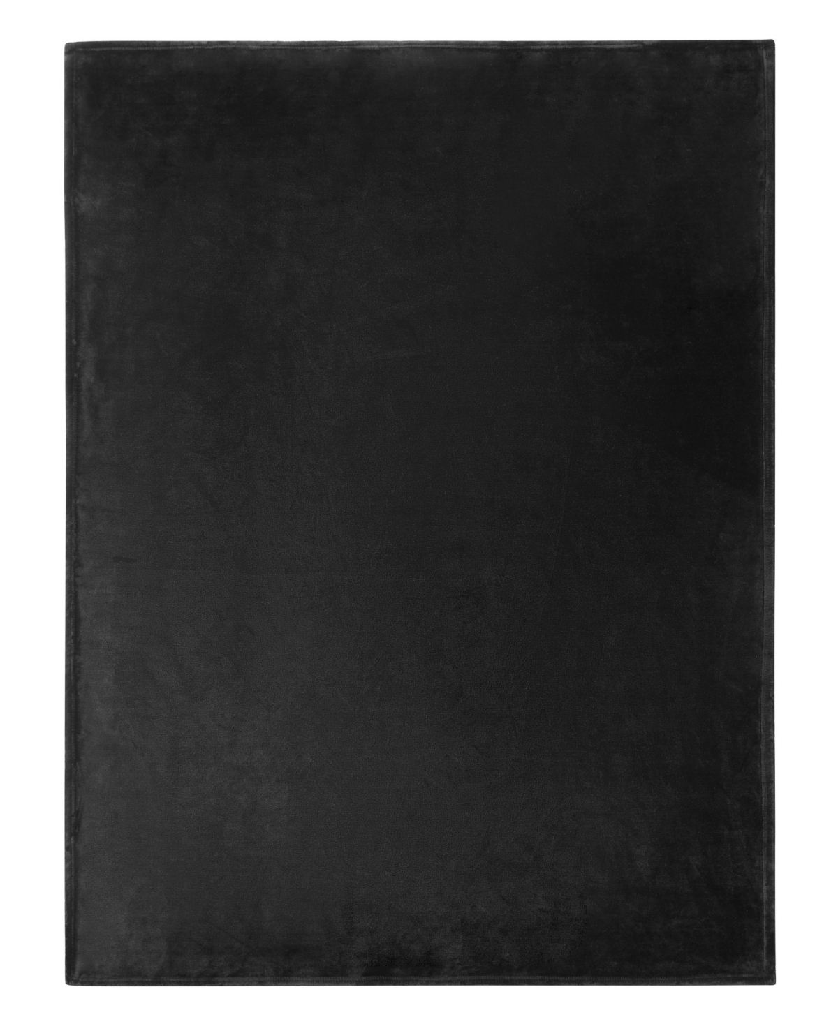 Juicy Couture Plush Throw, 50" X 70" In Black