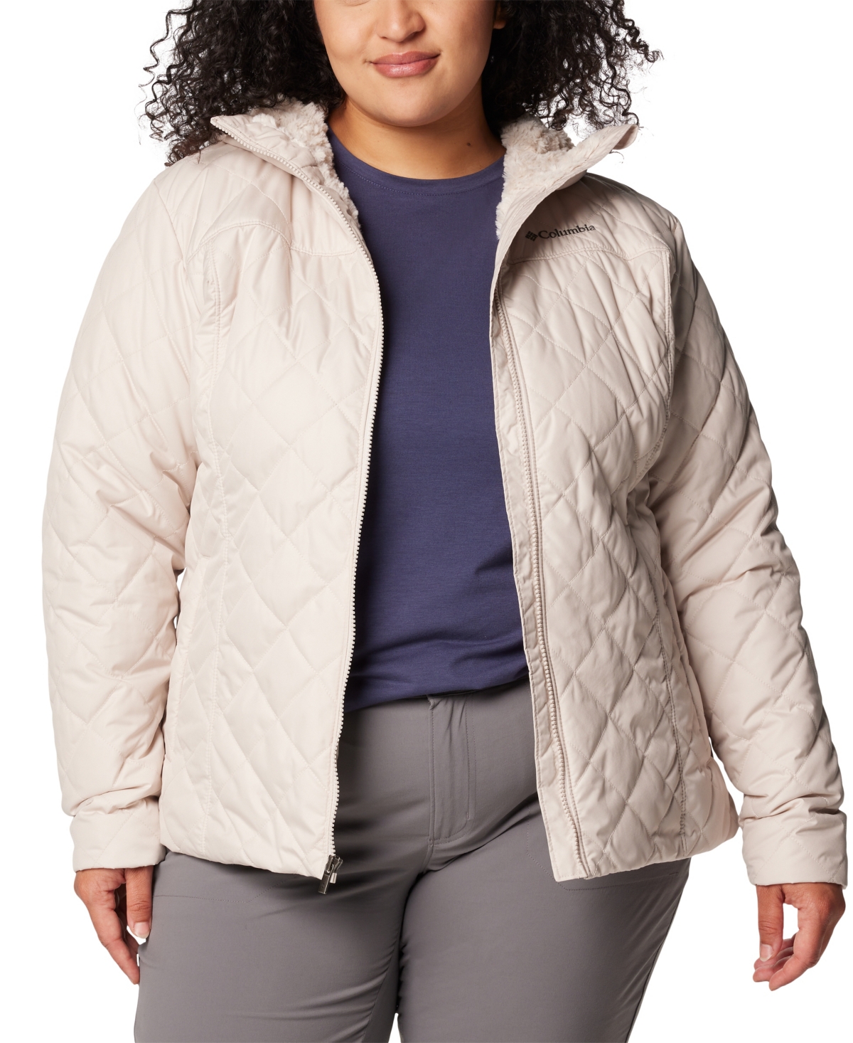 Columbia Women's Copper Crest Ii Hooded Jacket In Gray