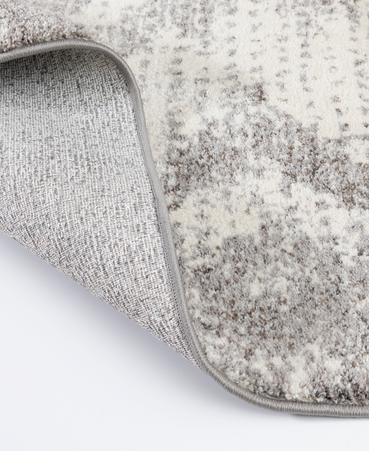 Mink Home Gemini Celestial 2'3"x7'7" Runner Area Rug In Gray