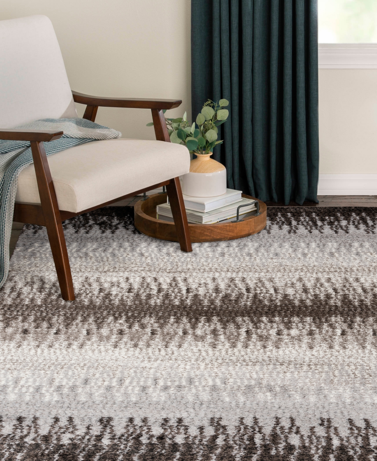 Mink Home Gemini Zenith 3'3"x5'3" Area Rug In Gray