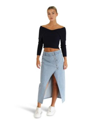 More Than Words Collared Knit Top