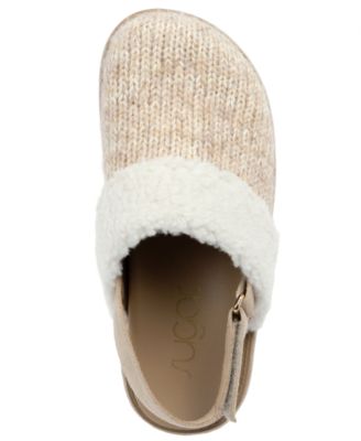 Women's Cabin Fur Slingback Clogs