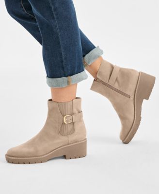 Women's Vaill Lug Wedge Booties, Macy's Exclusive