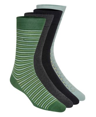 Men's 4-Pack Assorted Crew Socks Set