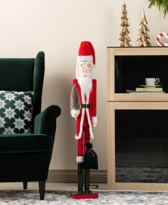 42" Wooden Christmas Santa Nutcracker
