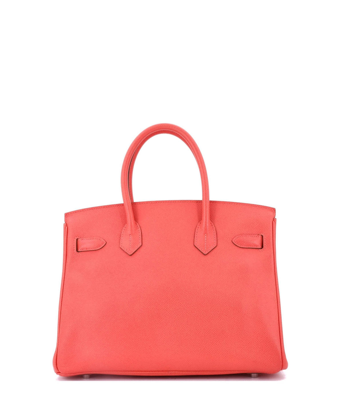 Pre-Owned Hermes Birkin 30 Handbag Pink Epsom with Palladium Hardware