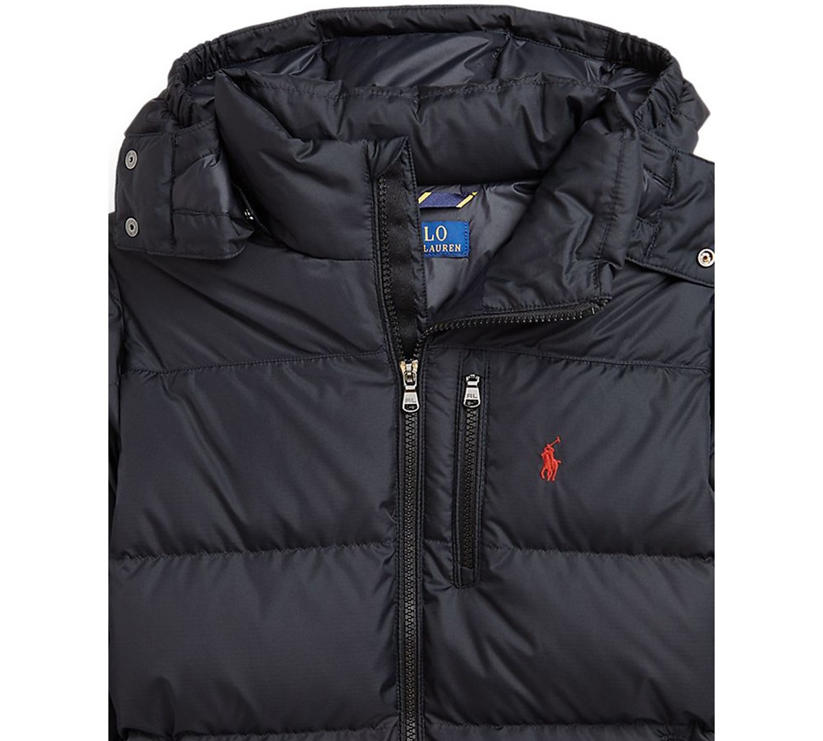 Polo Ralph Lauren Down Puffer Jacket In Black
