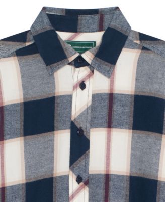 Big Boys' Plaid Long-Sleeve Shirt
