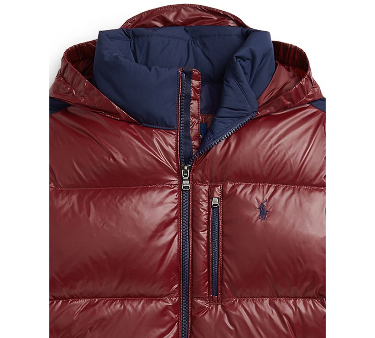 Polo Ralph Lauren Big Boys Logo Down Hooded Jacket