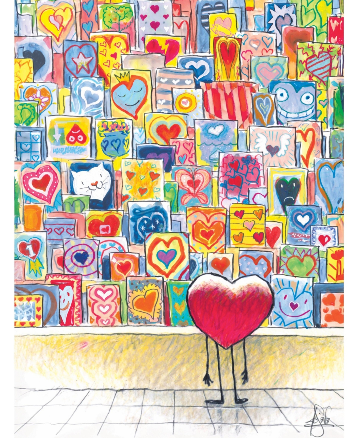 New York Puzzle Company Heart Trouble 1000 Piece Puzzle