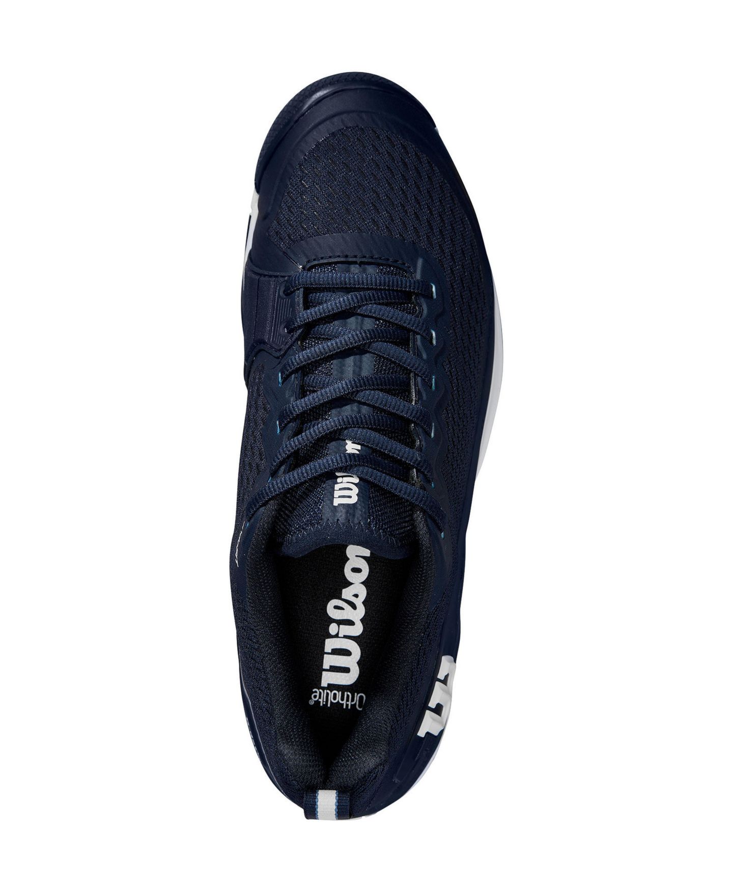 Мужские кроссовки Wilson Rush Pro 4.5 Tennis Shoes, цвет: Тёмно-синий / Белый — фото 3