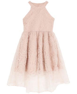 Big Girls Glitter Soutache Social Dress