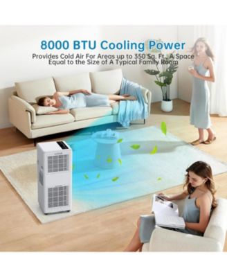  8000 BTU, Compact, Efficient Cooling, Easy Portability, Ideal for Small to Medium Rooms  Portable Air Conditioner