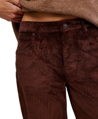 Women's Deep Trance Low Rise Corduroy Jeans