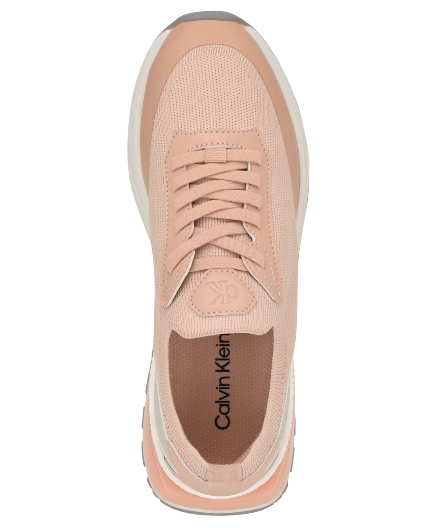 Женские кроссовки Calvin Klein Geneo Lightweight Knit Slip-On, цвет: Розовый — фото 4