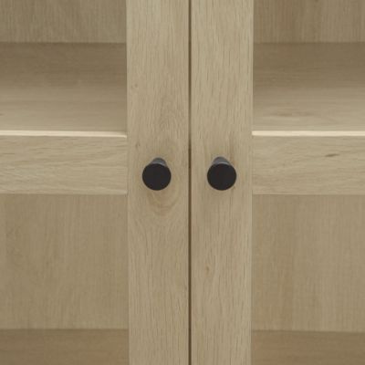 70" Tall Arched Pantry Cabinet with Adjustable Shelves for Kitchen or Living Room