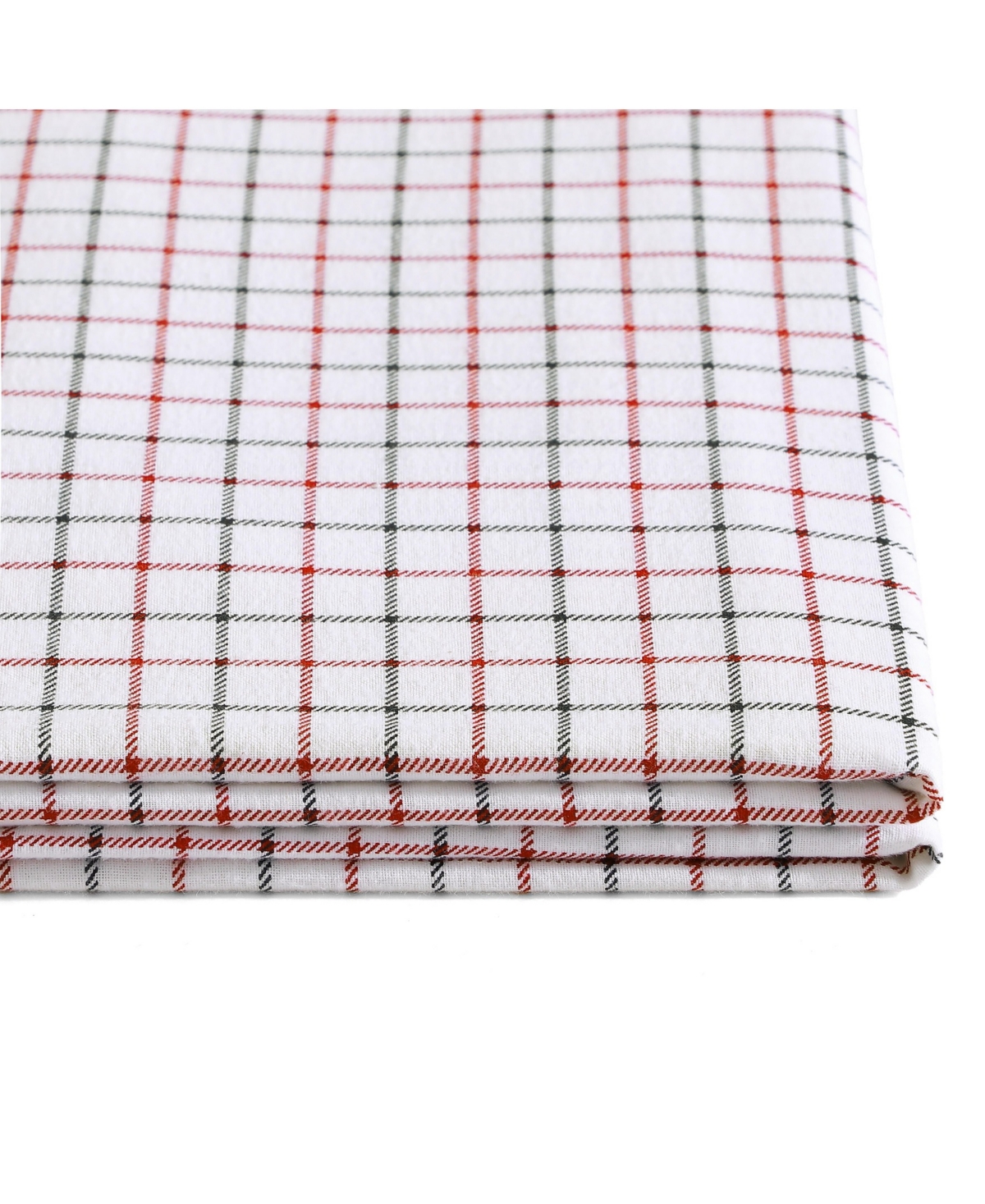 Tommy Hilfiger Printed Flannel 4-pc. Sheet Set, Queen In White