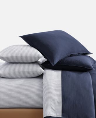 Solid Microfiber 7-Pc. Comforter Set, Full/Queen