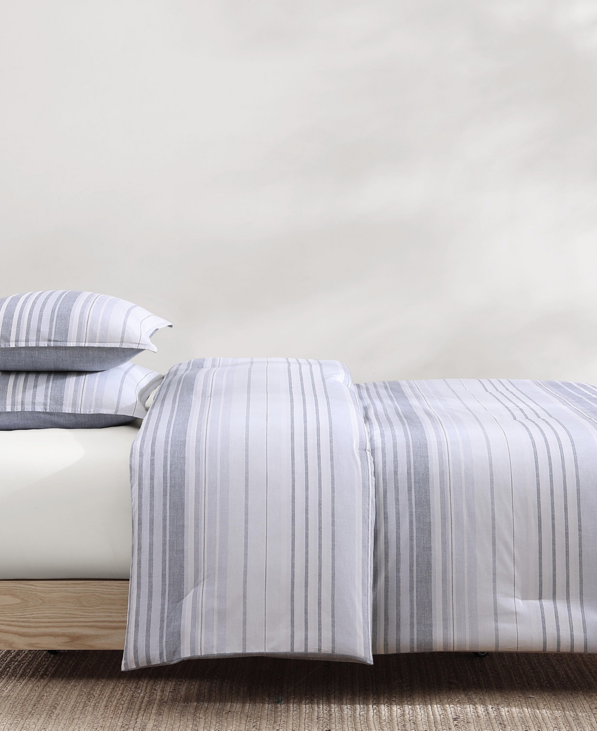 Tommy Hilfiger Bold Stripe Textured Cotton 3-pc. Duvet Cover Set, Full/queen