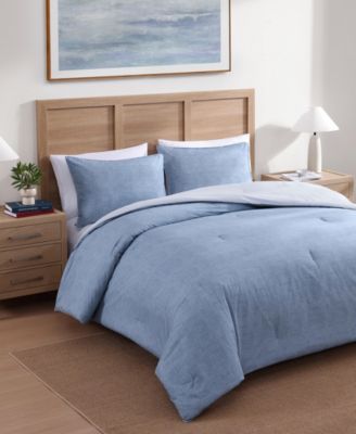 Classic Texture Cotton 3-Pc. Comforter Set, King