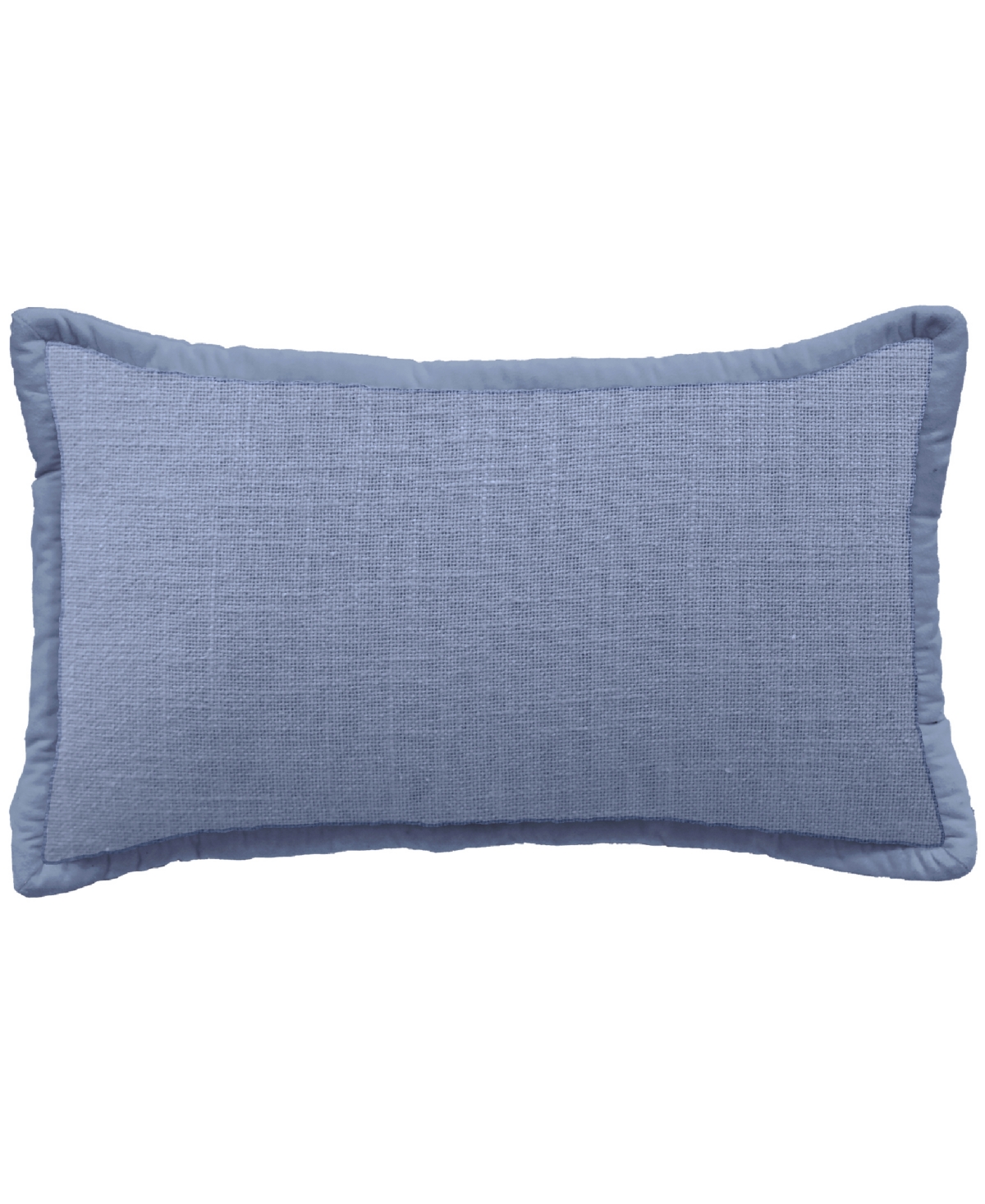 Vibhsa Honeycomb Handwoven Decorative Pillow, 14" X 24" In Blue