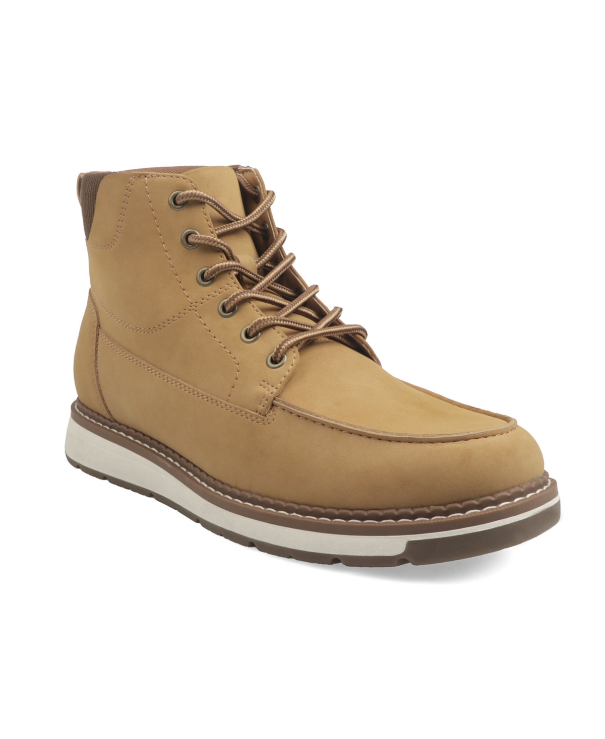 Club Room Men's Felixx Lace Up Boots, Macy's Exclusive In Brown