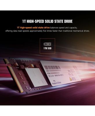 Prebuilt Home & Gaming PC - Ryzen 7 5700G APU, Integrated Graphics, 16GB RAM, 1TB SSD, Win 11 Home - For Casual Gamers & Creators