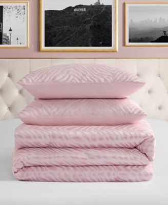 Sparkle Zebra Jacquard 3-Pc. Comforter Set, King